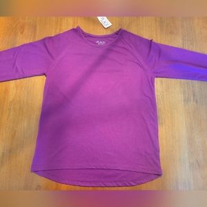 Purple Long-Sleeve Shirt, Children's Place, 10/12